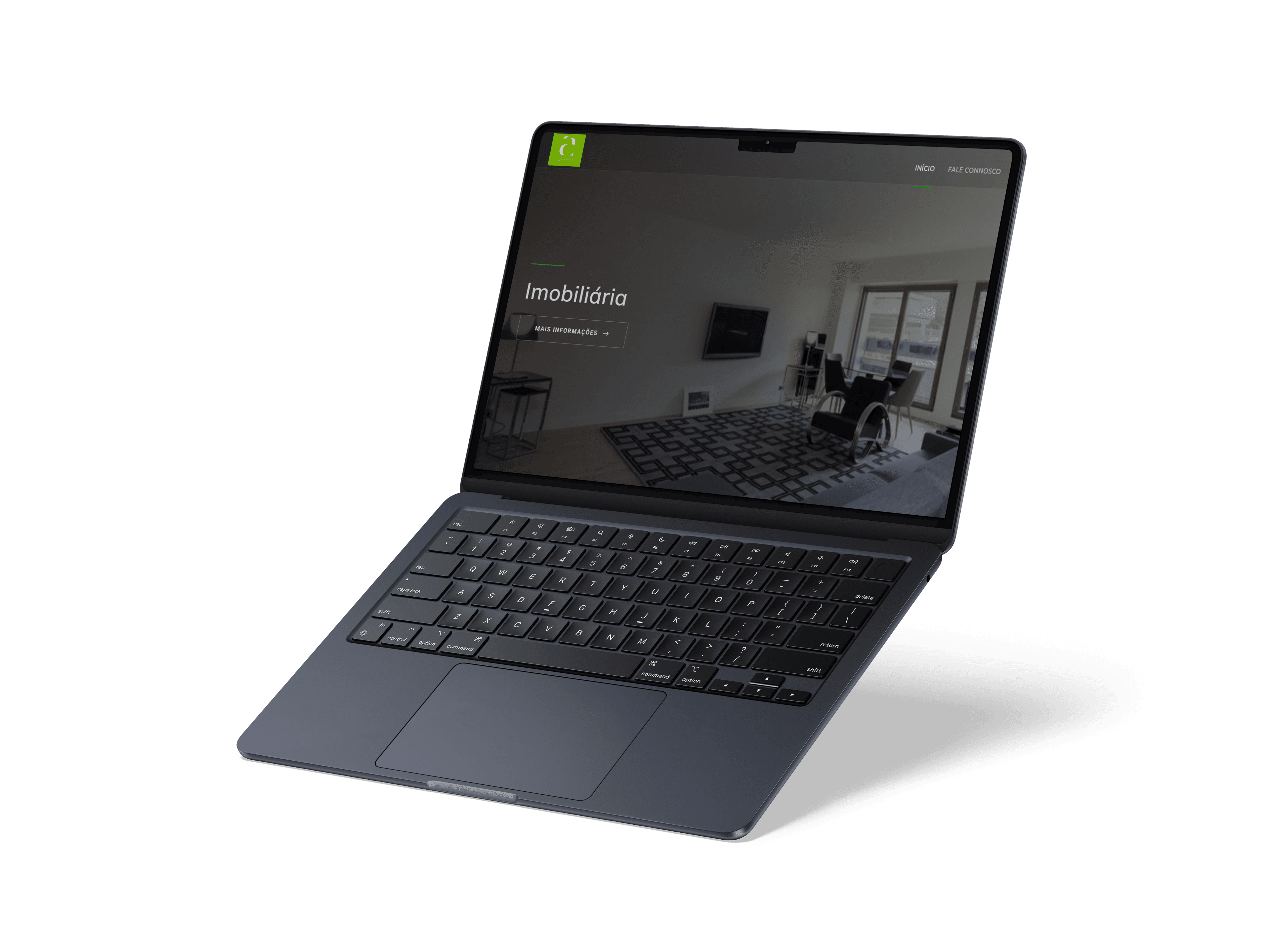 Mockup do website da Arouconta